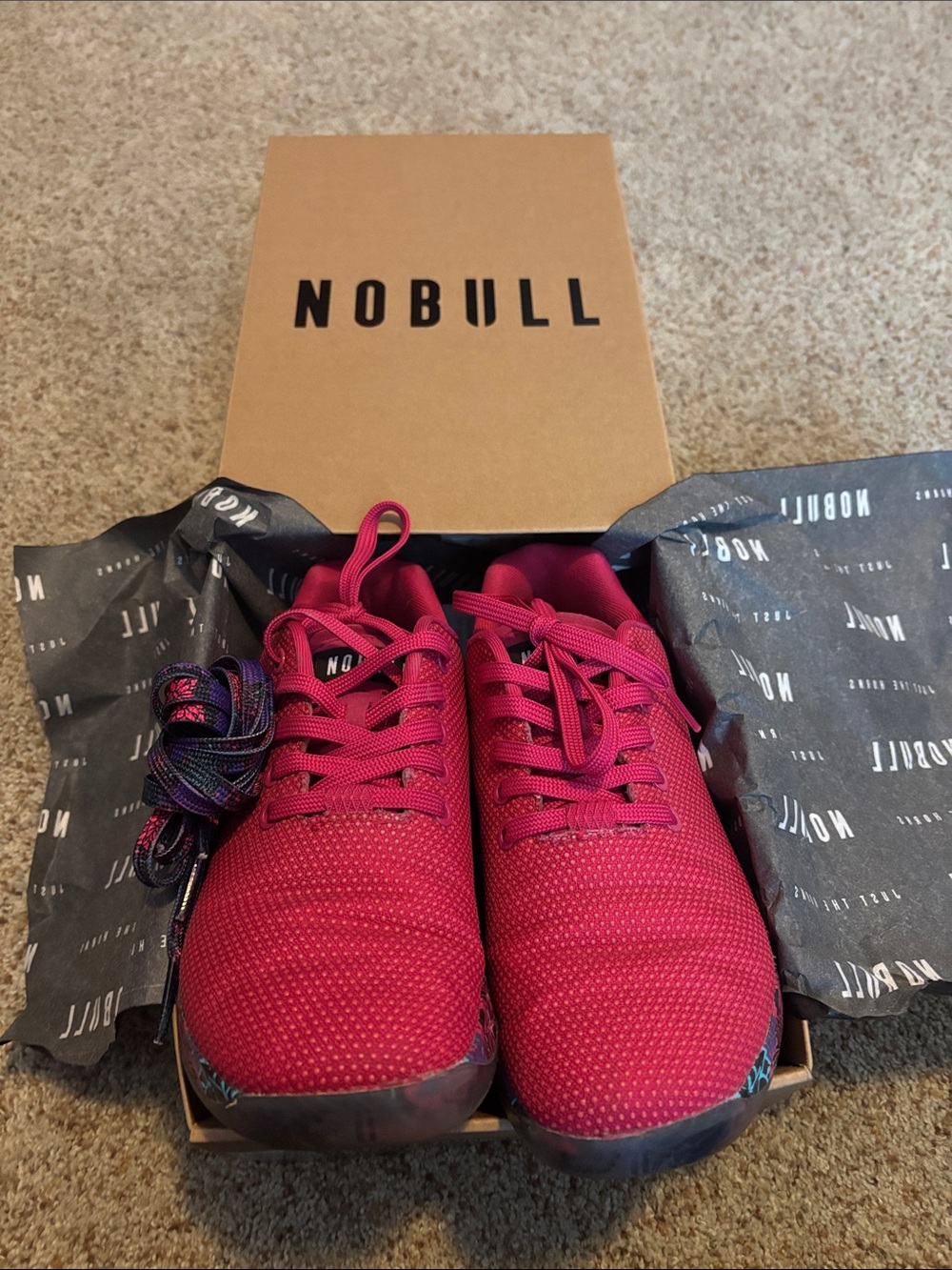 NOBULL Women's Magenta Knit Training Shoes